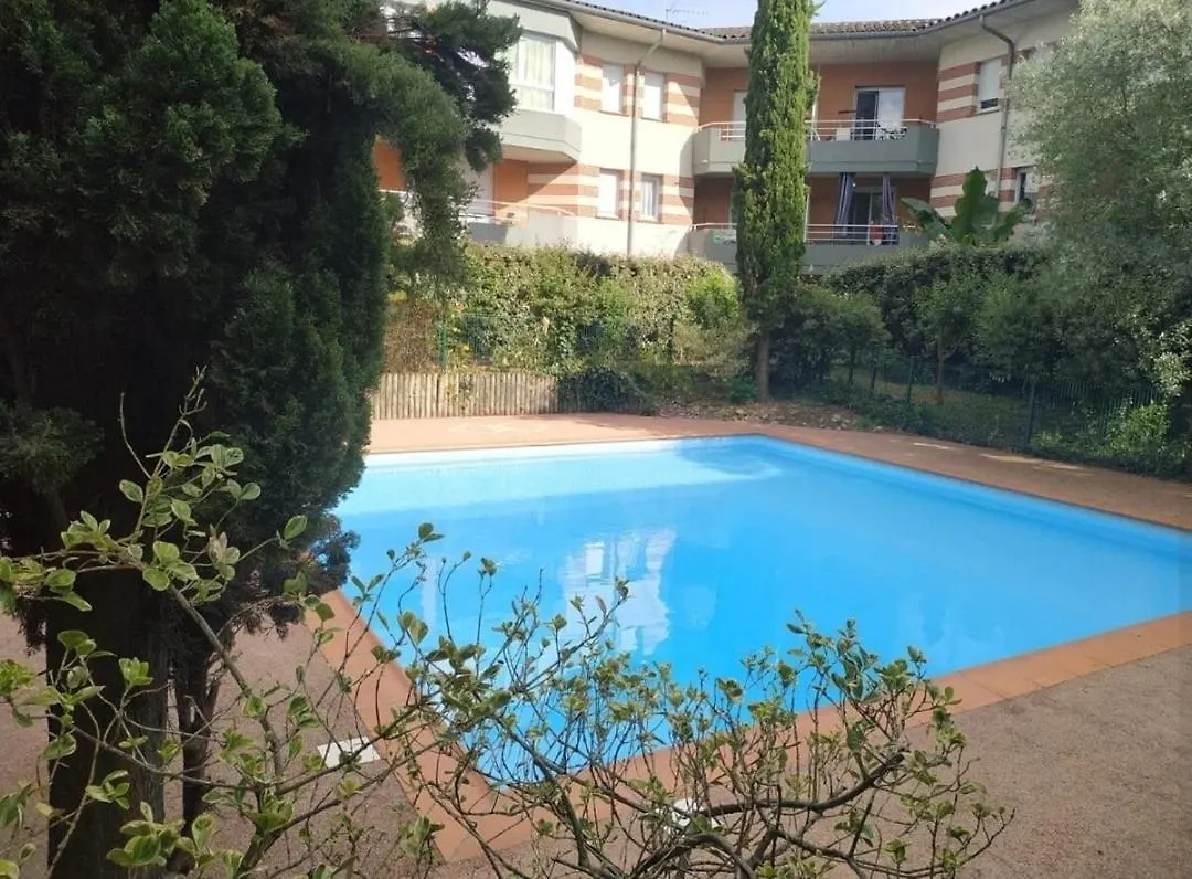 Beau Soleil - Residence Avec Parking Et Piscine - Proche Airport Blagnac Frankrig